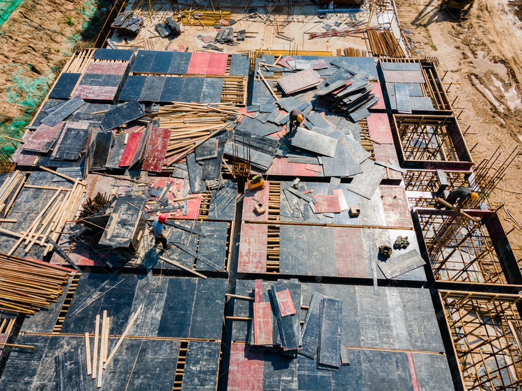城市建筑施工工地实录 高清镜头下的现场管理与施工材料探究